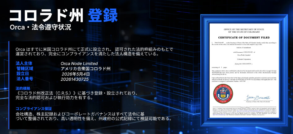 コロラド州での法人設立