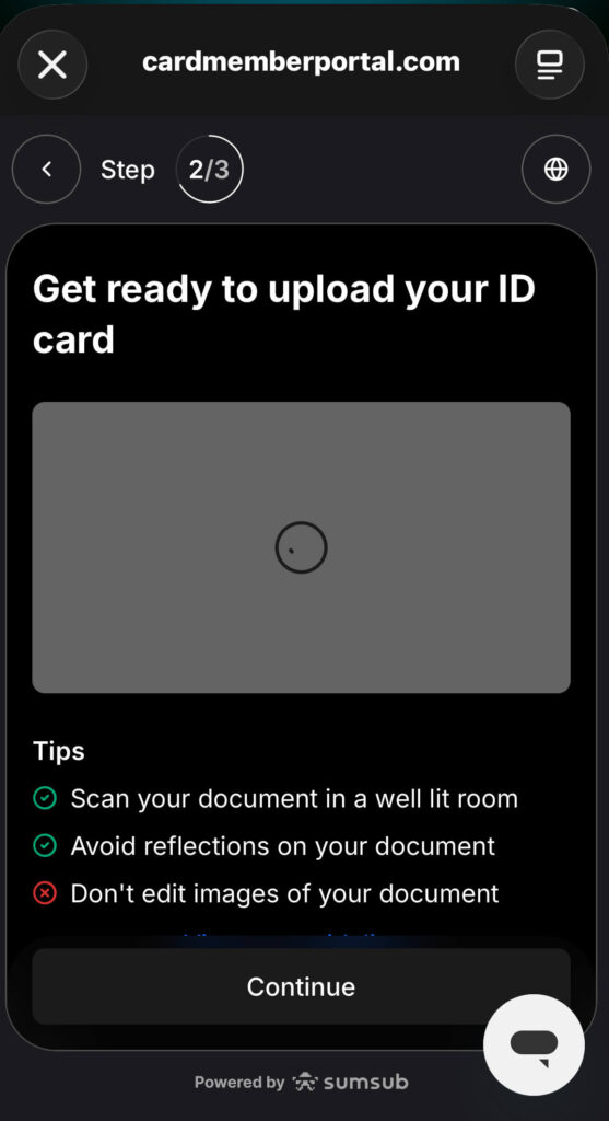 ID cardアップロード