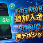 Tag Marketsの追加入金（SONIC AIへ再デポジット）手順をスマホ画面付きで解説