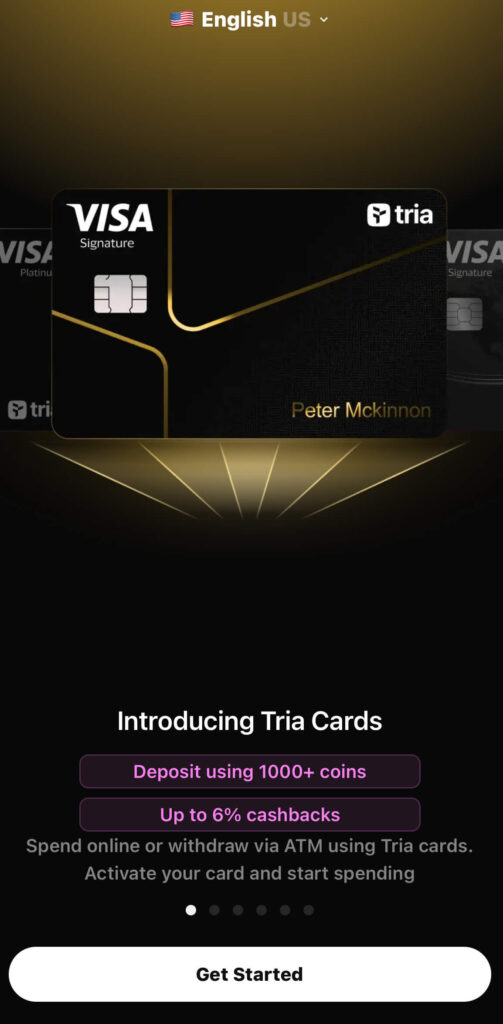 tria登録画面iphone